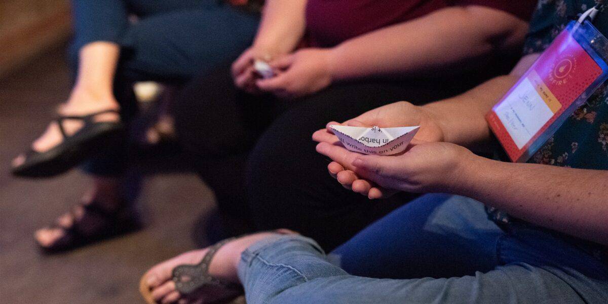 Javier's Campfire - origami boat